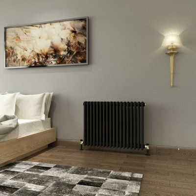 ANIT Radiator Traditional Cast Iron 3 Column 600x830mm Horizontal Black