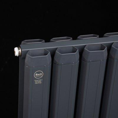 ANIT Radiator Traditional Cast Iron 3 Column 600x830mm Horizontal Black