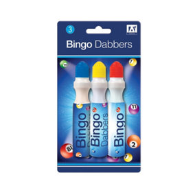 Anker Bingo Dabber (Pack of 3) Red/Yellow/Blue (One Size)