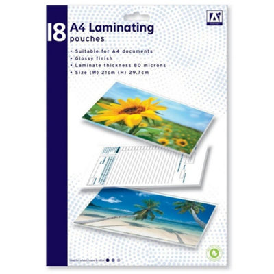 Anker International A4 Laminating Pouches (Pack of 18) Clear (One Size) Price Comparisons | Compare The Build