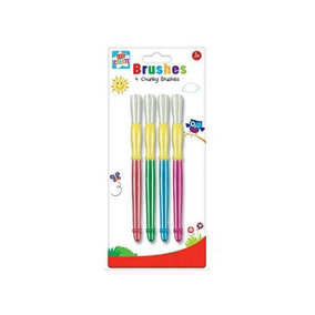 Anker Kids Create Paint Brush (Pack of 4) Multicoloured (One Size)