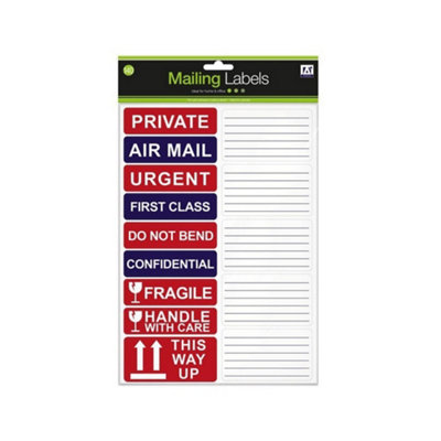 Anker Labels Mailing Labels (Pack of 140) White/Multicoloured (One Size)
