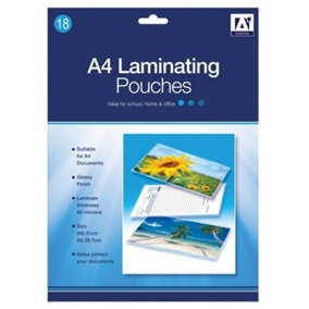 Anker Laminating Pouches (Pack of 18) Clear (A4)