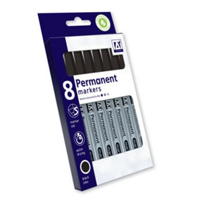 Anker Permanent Marker (Pack of 8) Grey (One Size)