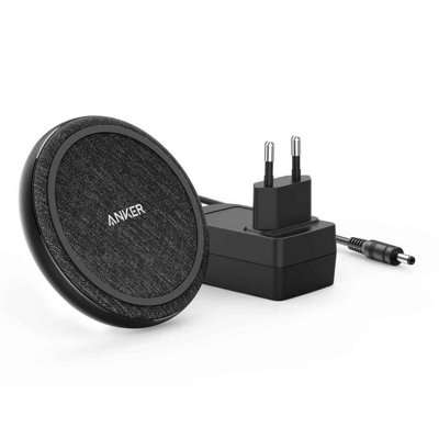 Anker PowerWave II Pad Smartphone Black and Grey AC Wireless charging Indoor B2519VF1