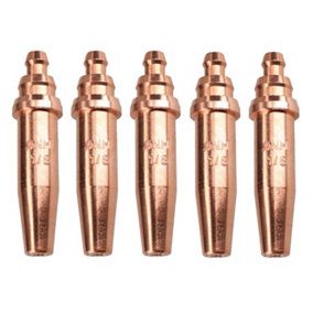 ANM Oxy Acetylene Gas Cutting Nozzle Tip Standard length 1/8" 190 - 300mm 5pk