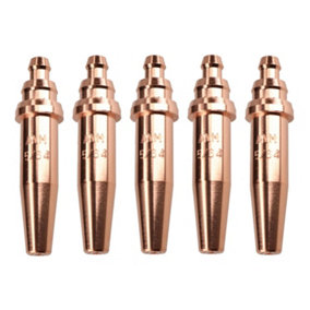 ANM Oxy Acetylene Gas Cutting Nozzle Tip Standard length 5/64" 70-100mm 5pk
