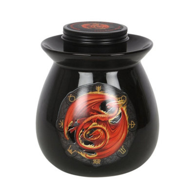 Anne Stokes Beltane Wax Melt Burner Set Black/Red (One Size)