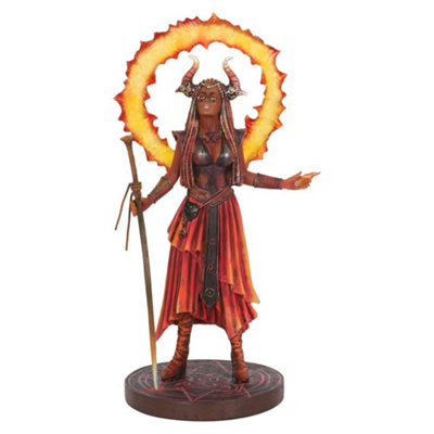 Anne Stokes Fire Elemental Sorceress Collectable Figurine Multicoloured (One Size)