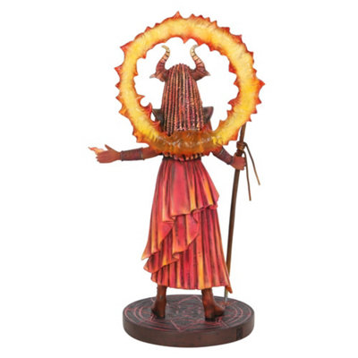 Anne Stokes Fire Elemental Sorceress Collectable Figurine Multicoloured (One Size)