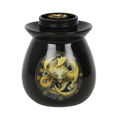 Anne Stokes Imbolc Wax Melt Burner Set Black/Yellow (One Size)