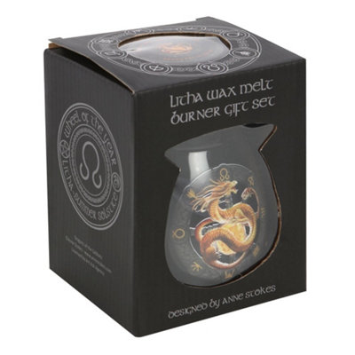 Anne Stokes Litha Wax Melt Burner Set Black (One Size)