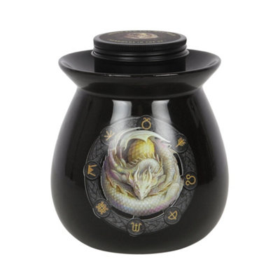 Anne Stokes Ostara Wax Melt Burner Set Black/White/Gold (One Size) - 4