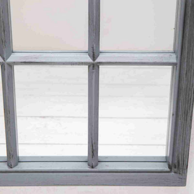 Annibells Grey Arched Window Style Mirror (9340)