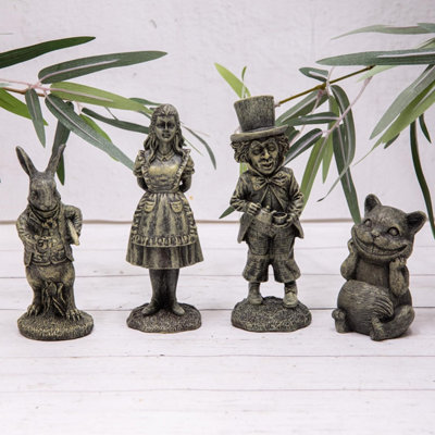 Annibells Set 4 Alice in Wonderland Garden Ornaments (14965)