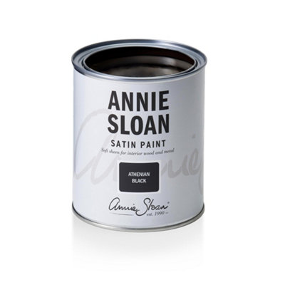 Annie Sloan Satin Paint 750ml Athenian Black