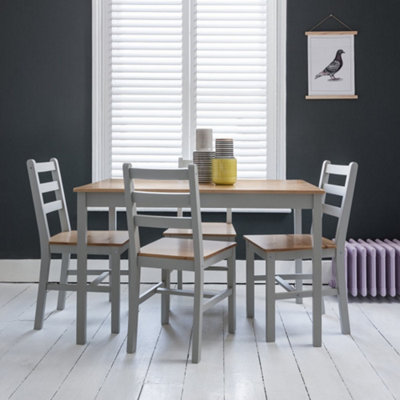 Annika Dining Table in Grey & Pine