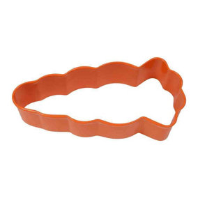 Anniversary House Carrot Poly-Resin Coated Cookie Cutter Orange (One Size)