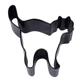 Anniversary House Cat Poly-Resin Coated Cookie Cutter Black (One Size)