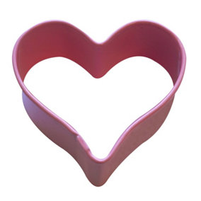 Anniversary House Heart Poly-Resin Coated Cookie Cutter Pink (One Size)