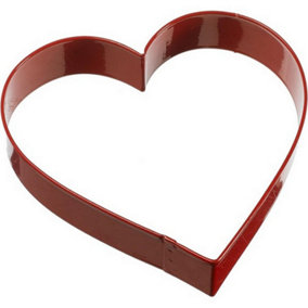 Anniversary House Heart Poly-Resin Coated Cookie Cutter Red (One Size)
