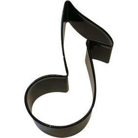 Anniversary House Music Notes Poly-Resin Coated Cookie Cutter Black (One Size)