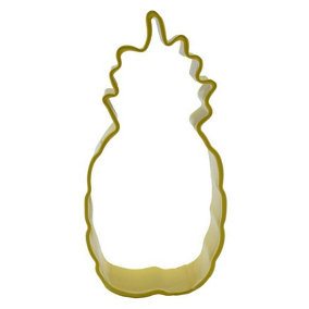 Anniversary House Pineapple Poly-Resin Coated Cookie Cutter Yellow (One Size)