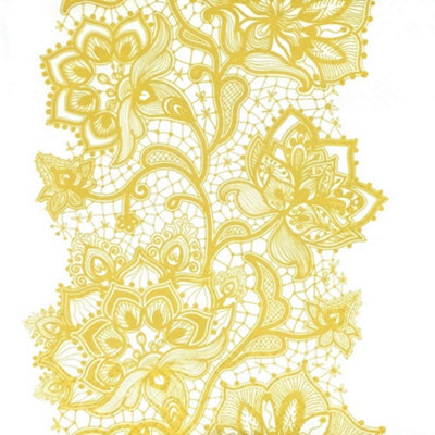 Anniversary House Tiflair 3 Ply Napkins (Pack of 20) Gold/White (One Size)