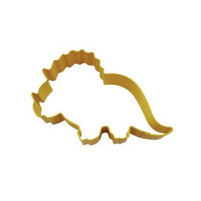 Anniversary House Triceratops Poly-Resin Coated Cookie Cutter Yellow (One Size)