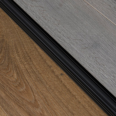 Anodised aluminium anti non slip door floor bar edge trim threshold profile 930mm x 50mm a10 brown - 3