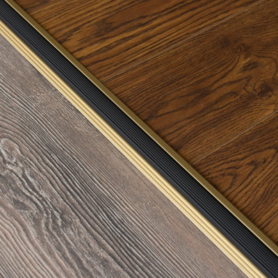 Anodised aluminium anti non slip door floor bar edge trim threshold ...