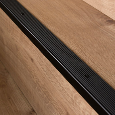 Anodised aluminium anti non slip stair edge nosing trim 900mm x 20mm x 40mm A33 brown - 3