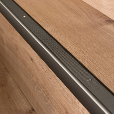 Anodised aluminium anti non slip stair edge nosing trim 900mm x 35mm x 35mm A41 champange - 3
