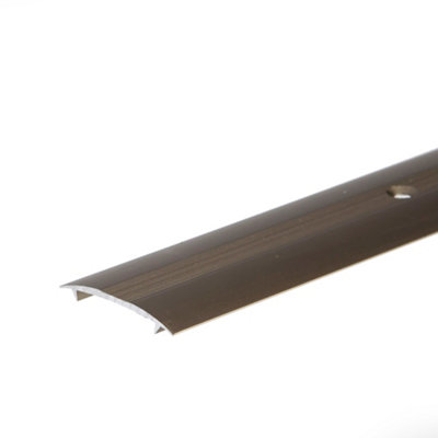Anodised aluminium carpet profile cover strip door floor bar trim 1000mm x 20mm c68 shampagne