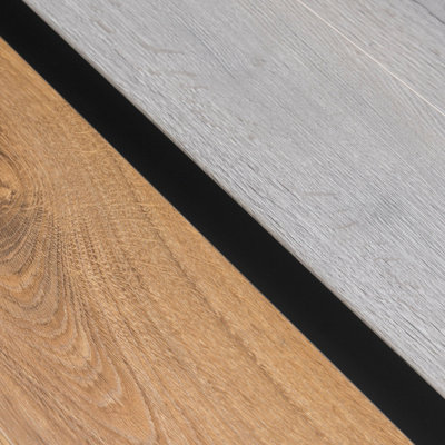 Anodised aluminium door floor bar edge trim threshold 900mm x 36mm a68 black - 3