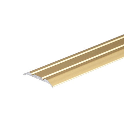 Anodised aluminium door floor bar edge trim threshold 930mm x 25mm a12 gold