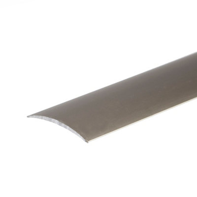 Anodised aluminium door floor bar edge trim threshold  930mm x 40mm a13 inox