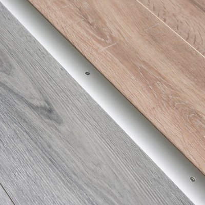 Anodised aluminium door floor bar edge trim threshold  930mm x 40mm a13 silver - 4