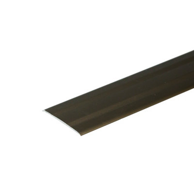 Anodised aluminium door floor bar edge trim threshold profile  930mm x 35mm a08 olive