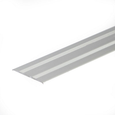 Anodised aluminium door floor bar edge trim threshold profile  930mm x 35mm a08 silver