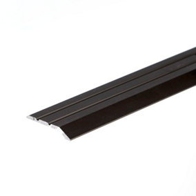 Anodised aluminium door floor bar edge trim threshold ramp 900 x 30mm  A01 brown