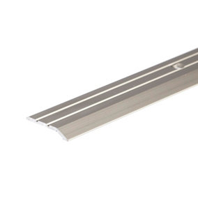 Anodised aluminium door floor bar edge trim threshold ramp 900 x 30mm  A01 inox