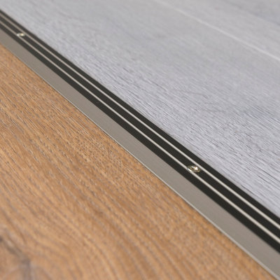 Anodised aluminium door floor bar edge trim threshold ramp 900 x 30mm  A01 shampagne - 3