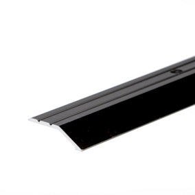 Anodised aluminium door floor bar edge trim threshold ramp 900 x 40mm  A11 black