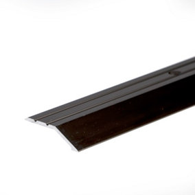 Anodised aluminium door floor bar edge trim threshold ramp 900 x 40mm  A11 brown