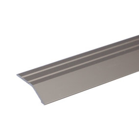 Anodised aluminium door floor bar edge trim threshold ramp 900 x 40mm  A11 shampagne