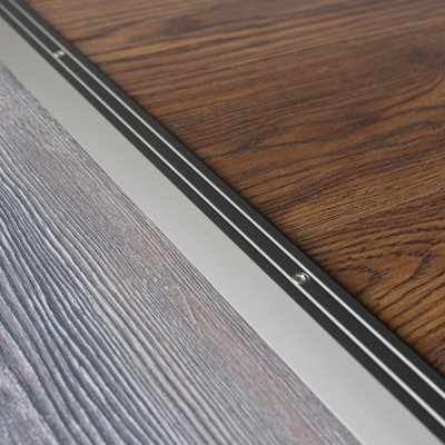 Anodised aluminium door floor bar edge trim threshold ramp 900 x 40mm  A11 shampagne - 4