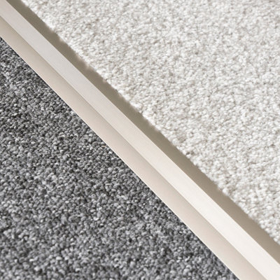 Anodised aluminium z edge carpet profile door floor bar trim 1000mm x 35mm c69 inox - 7