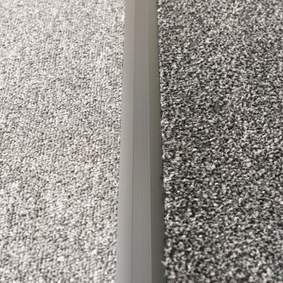 Anodised aluminium z edge carpet profile door floor bar trim 1000mm x 35mm c69 inox - 8