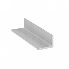 Anodized Aluminum Square Rectangular Angle Profile Corner Strip - Size 1000x40x60x3mm - Pack of 3